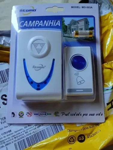 Campainha sem Fio Ideal para Casa ou Ponto Comercial