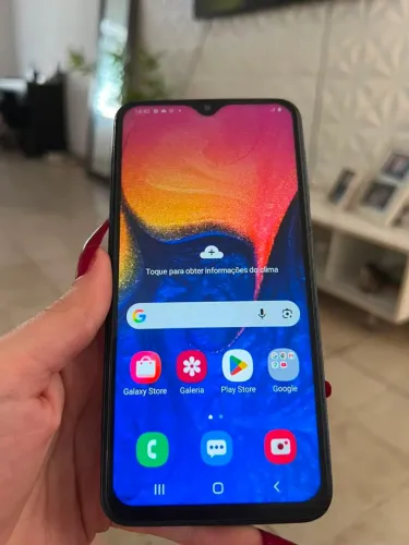 Samsung A10 funcionando perfeitamente<br>32 <br>?Entrego em sj