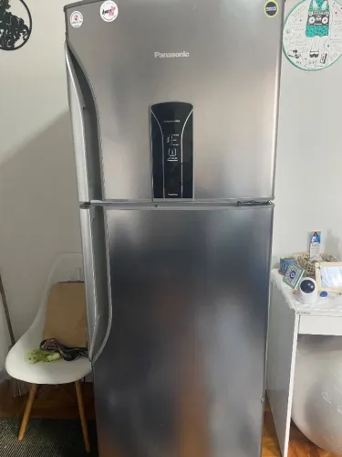 Geladeira Panasonic Inox 437 lts