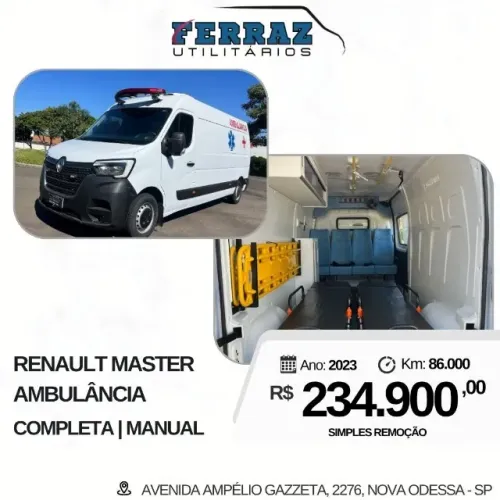 Renault Master 2.3 DCI Furgão 16V Diesel 2023