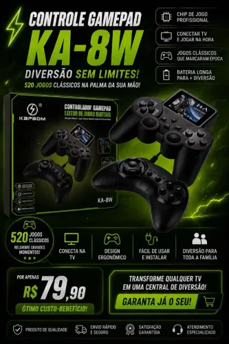 Controle Gamepad KA-8W