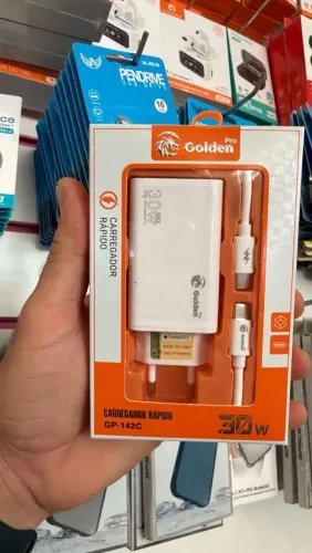 Carregador celular 30w turbo Tipo C rapido carregamento