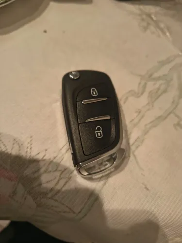 Chave original Citroen virgem completa