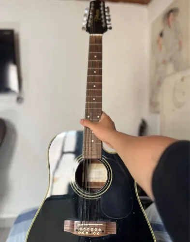 ? VIOLÃO TAKAMINE ELETROACÚSTICO 12 CORDAS - EG531C-12 BLACK