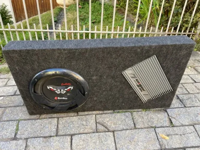 Caixa de Som Automotivo - Subwoofer Bomber - Modulos Audiobank ka 4060/2300