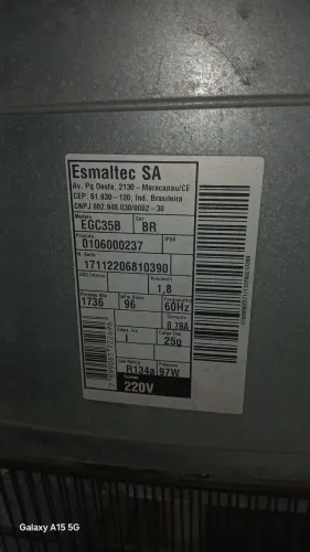 Bebedouro gelo água, esmaltec