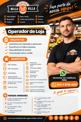 BELLA VILLA CONTRATA | OPERADOR DE LOJA