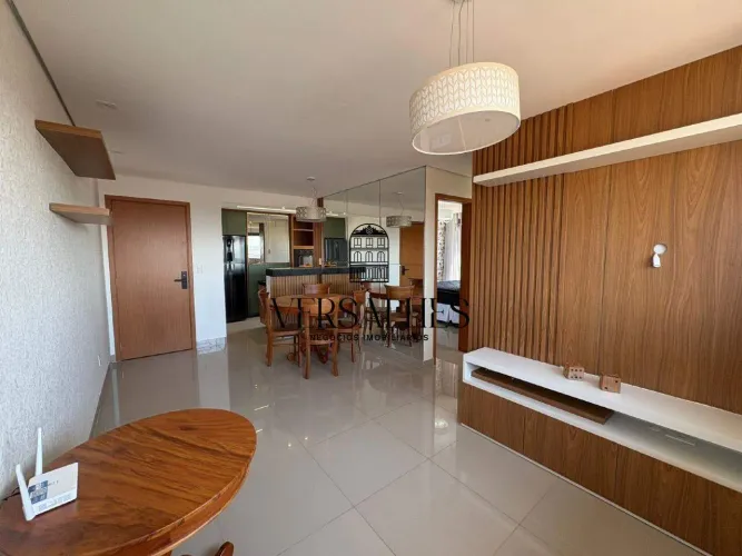 Apartamento para alugar com 02 quartos, 01 banheiro, 01 vaga de garagem, semi mobiliado co