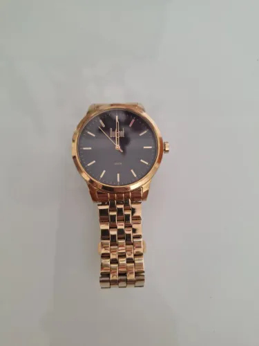 Vendo um Relógio dourado Masculino bem conservado marca Dumont 5ATM 