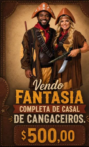 Vendo fantasia de cangaceiros completa