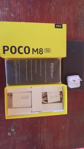 POCO M8 5G Completo com Nota Fiscal - Estado de Novo! ?