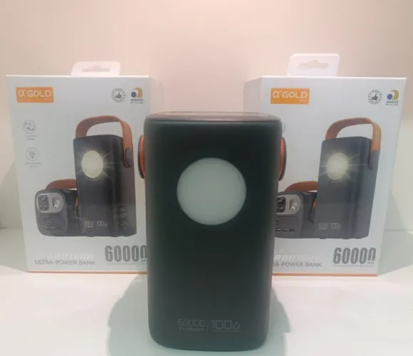 Power Bank turbo a"gold 60mil 100w para carregar mini starlink