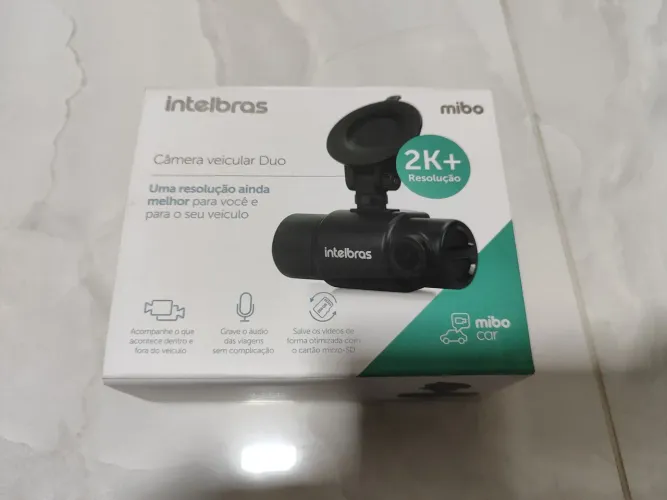 Câmera Veicular Resolução 2K Duo DC 3201 Intelbras usada