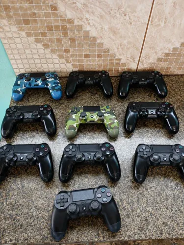 LOTE 10 CONTROLES DE PS4 TODOS ORIGINAL