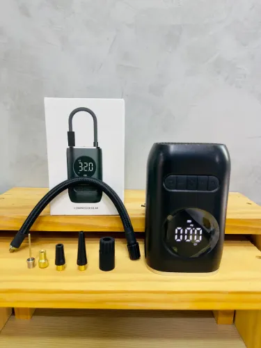 Compressor de Ar Portátil Sem Fio | Display Digital | Recarregável | Entrega Imediata