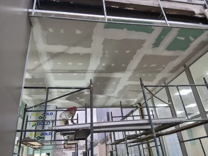 Colocação de drywall 
