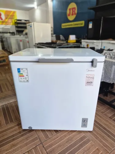 Freezer Midea 200 litros seminovo