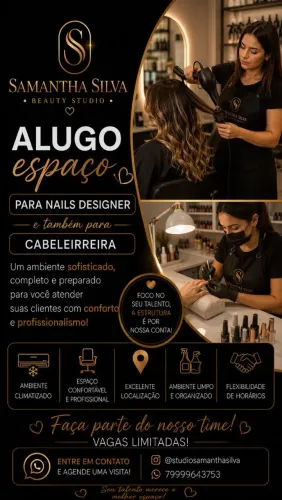Procuro nails designer e cabeleira 
