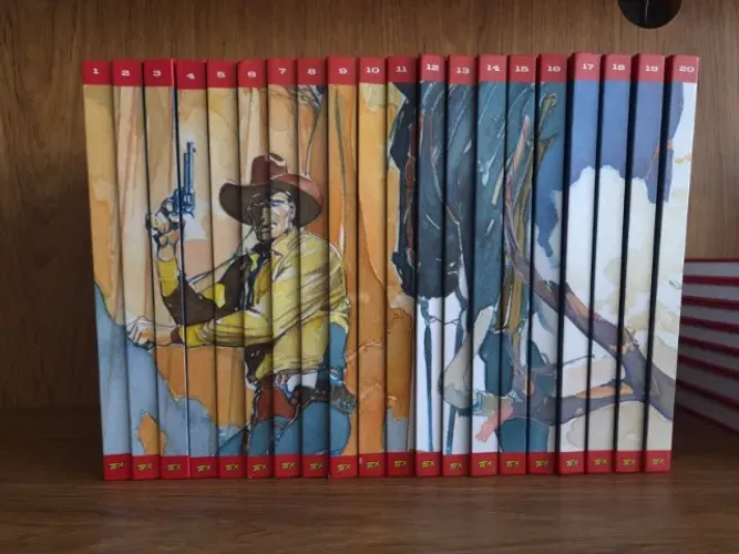 Coleção Tex Capa Dura 1 ao 44 - 41 Volumes (faltam 21, 42 e 43)