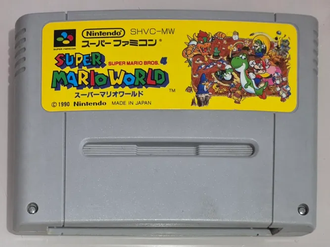 Cartucho/Jogo de Super Famicom/SNES: Super Mario World