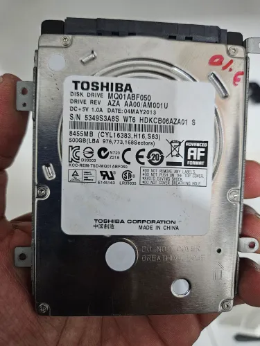 Hd Notebook 500gb