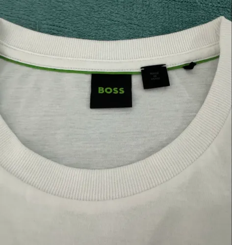 Camiseta Masculina Hugo Boss Logo - Tam. G
