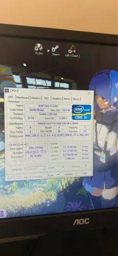 Kit Intel Placa mãe LGA 1155, Processador i5-2500, 12 G RAM DDR3 + Cooler Revenger Rgb