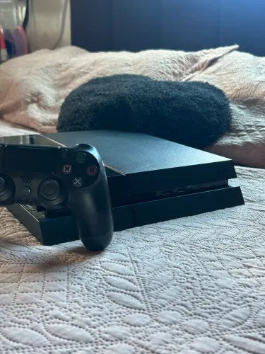 PS4 FAT 500GB COMPLETO + CONTROLE ORIGINAL + FIFA 15 | ACEITO TROCAS
