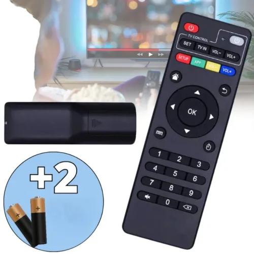 Controle Remoto para TV Box Android Universal com Receptor USB Plug and Play Fácil