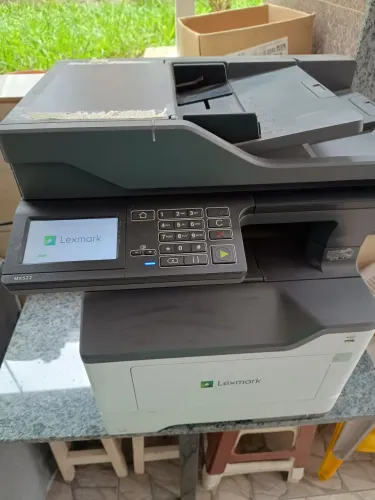 Vendo Impressora Lexmark MX522 Multifuncional Laser Monocromática com Duplex e Rede.
