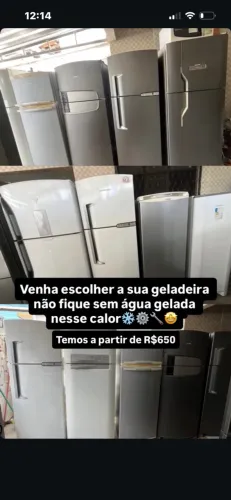 Geladeiras a partir de R$650