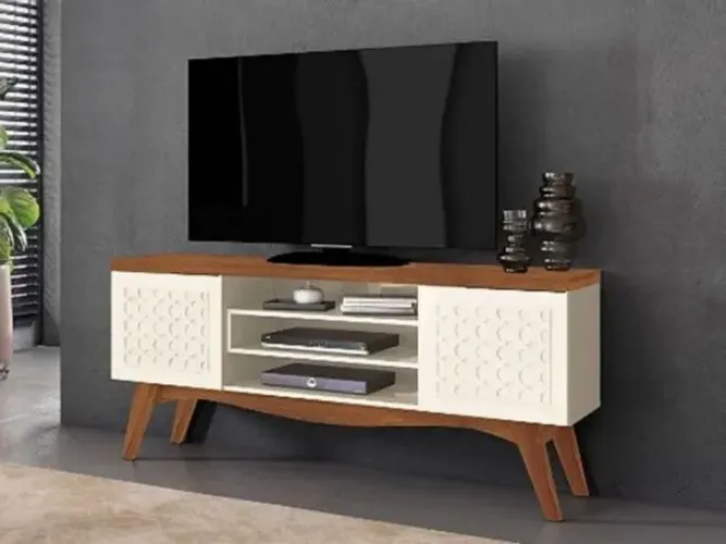 Rack Bancada Lis Istambul Tv até 65" 1.60m Dividimos Em Até 10x Sem Juros