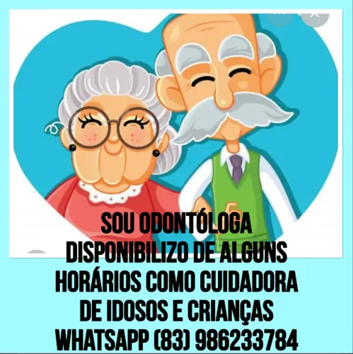 Contrate-me como Cuidadora 