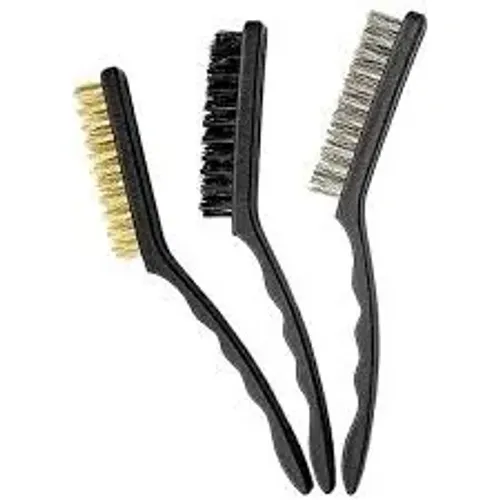 Kit De Escovas De Aço Md 3Peças
