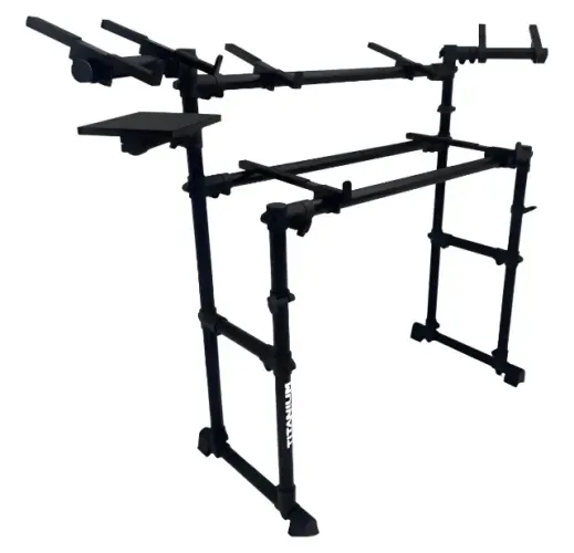 Estante rack TITANIUM RB-200 para dois teclados e periféricos