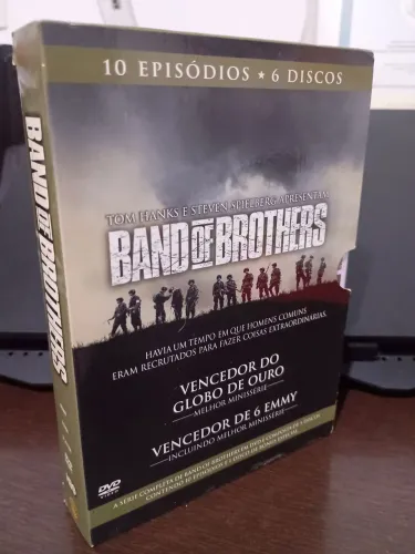 Dvd box set BAND OF BROTHERS sere completa 6 discos BAIXOU DE PREÇO