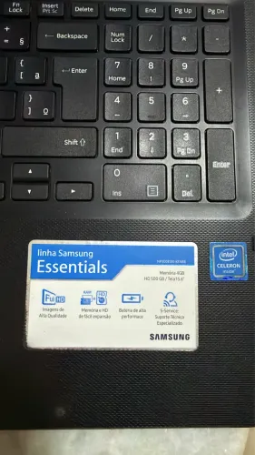 Vendo notebook Samsung