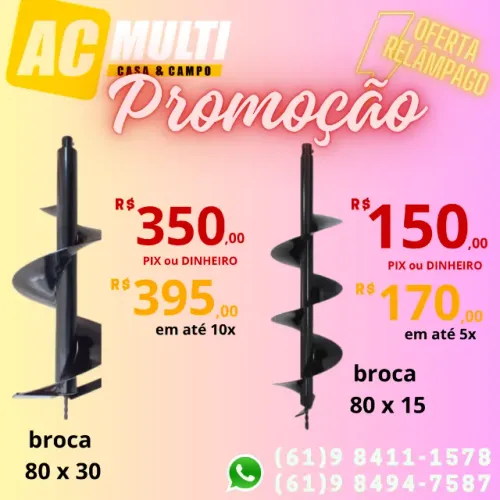 Broca para perfurador de Solo 