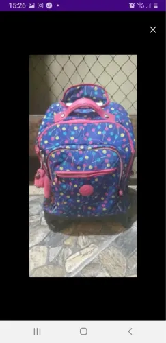 Mochila kipling feminina
