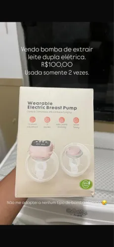 Bomba extratora de leite elétrica