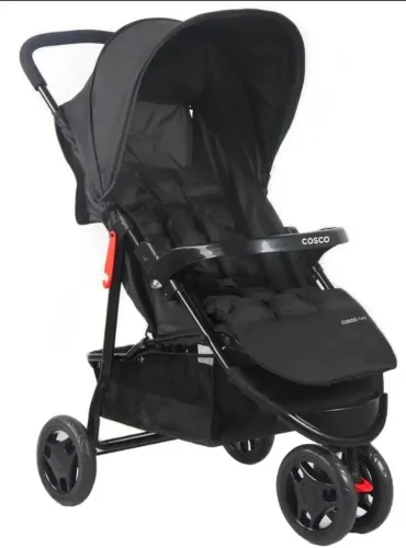 Carrinho de Bebê Cosco Kids Toffy 3 Rodas 0 a 15kg