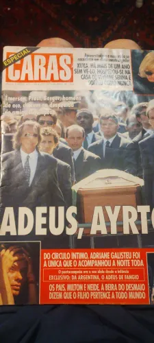 Revista Caras morte de Ayrton Senna - edição especial maio 1994