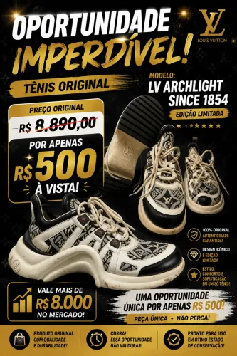 Tênis LV originais semi novo