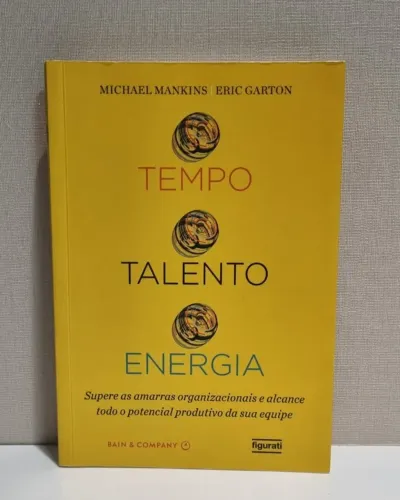 Livro - Tempo, Talento, Energia (usado)