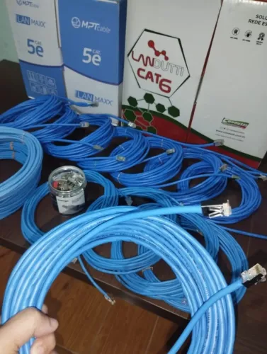 Cabo de Internet CAT.6 e CAT5e publico game e prossional - Entrega Grátis