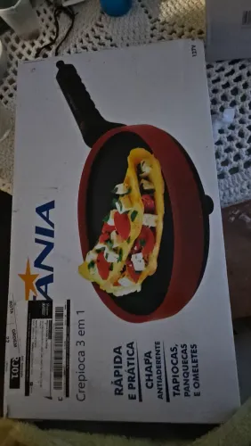 Vendo crepeira. Tapioqueira, 3 em 1