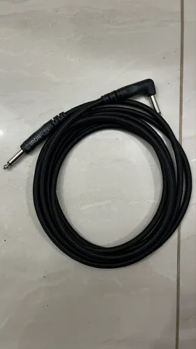 Cabo P10 Profissional MAC Cabos Ironflex Têxtil 3,10m (Plug 90°) - Zero Ruído