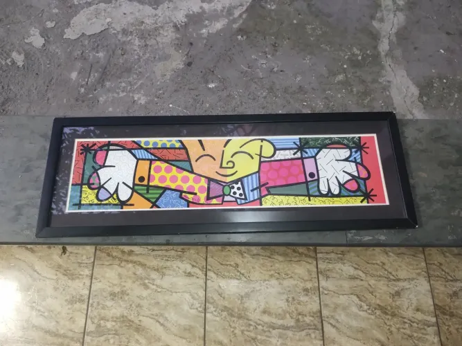 Quadro Decorativo Estilo Romero Britto - Colorido e Moderno