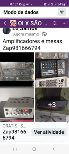 Amplificadores e mesas Zap *