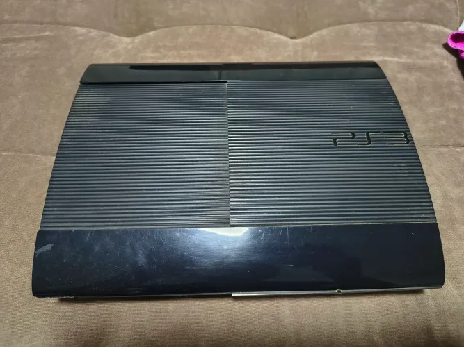  PLAYSTATION 3 SUPER SLIM + 4 JOGOS + CAIXA ORIGINAL